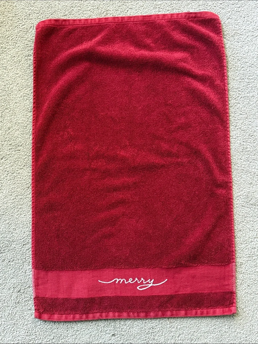 Pottery Barn “Merry” Hand Towel!